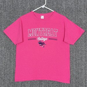 Montreat College Cavaliers T-Shirt Womens S Pink Short Sleeve Christian Tee